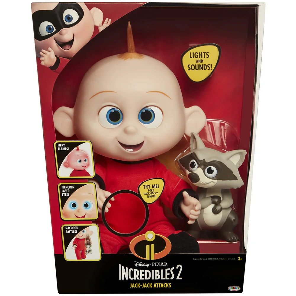 Jakks Pacific Disney Incredibles 2 Jack Jack Action Doll Afbeelding 1