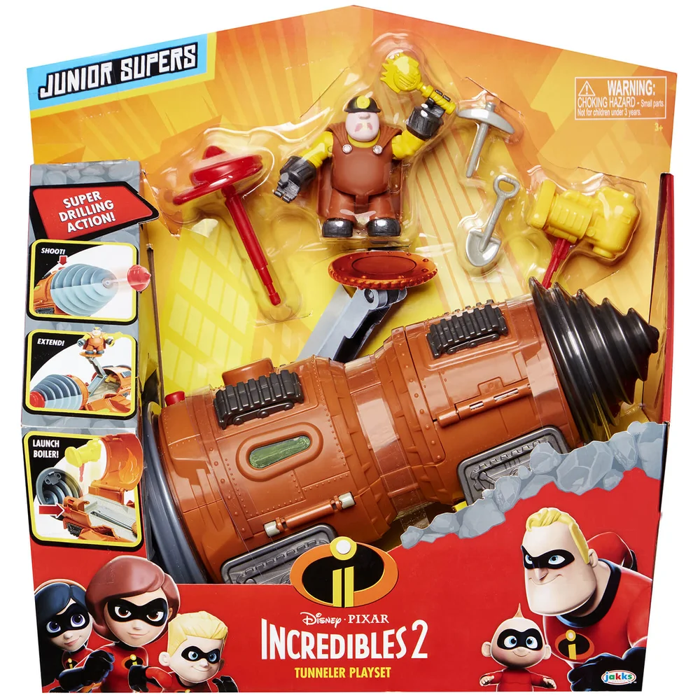 Jakks Pacific Disney Incredibles 2 Underminer Vehicle Afbeelding 1