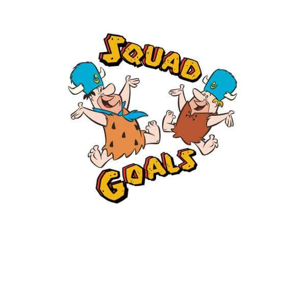 The Flintstones Squad Goals Trui - Wit