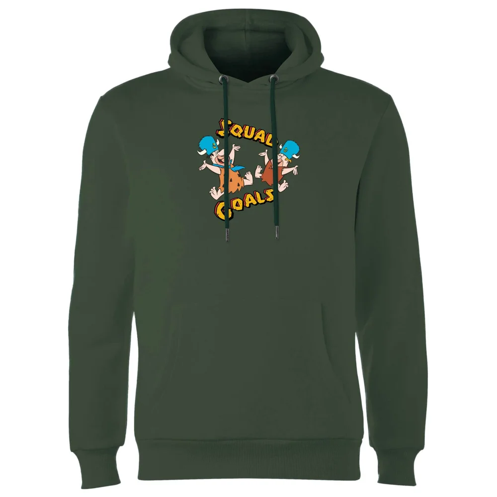 The Flintstones Squad Goals Hoodie - Donkergroen - S Afbeelding 1