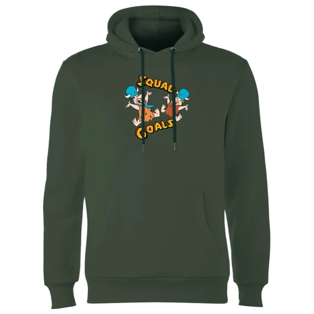 The Flintstones Squad Goals Hoodie - Donkergroen