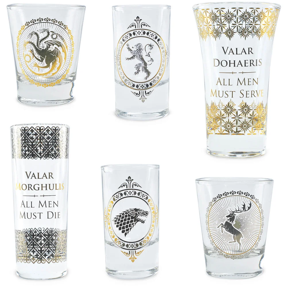 Game Of Thrones hoogwaardige glazenset Afbeelding 1