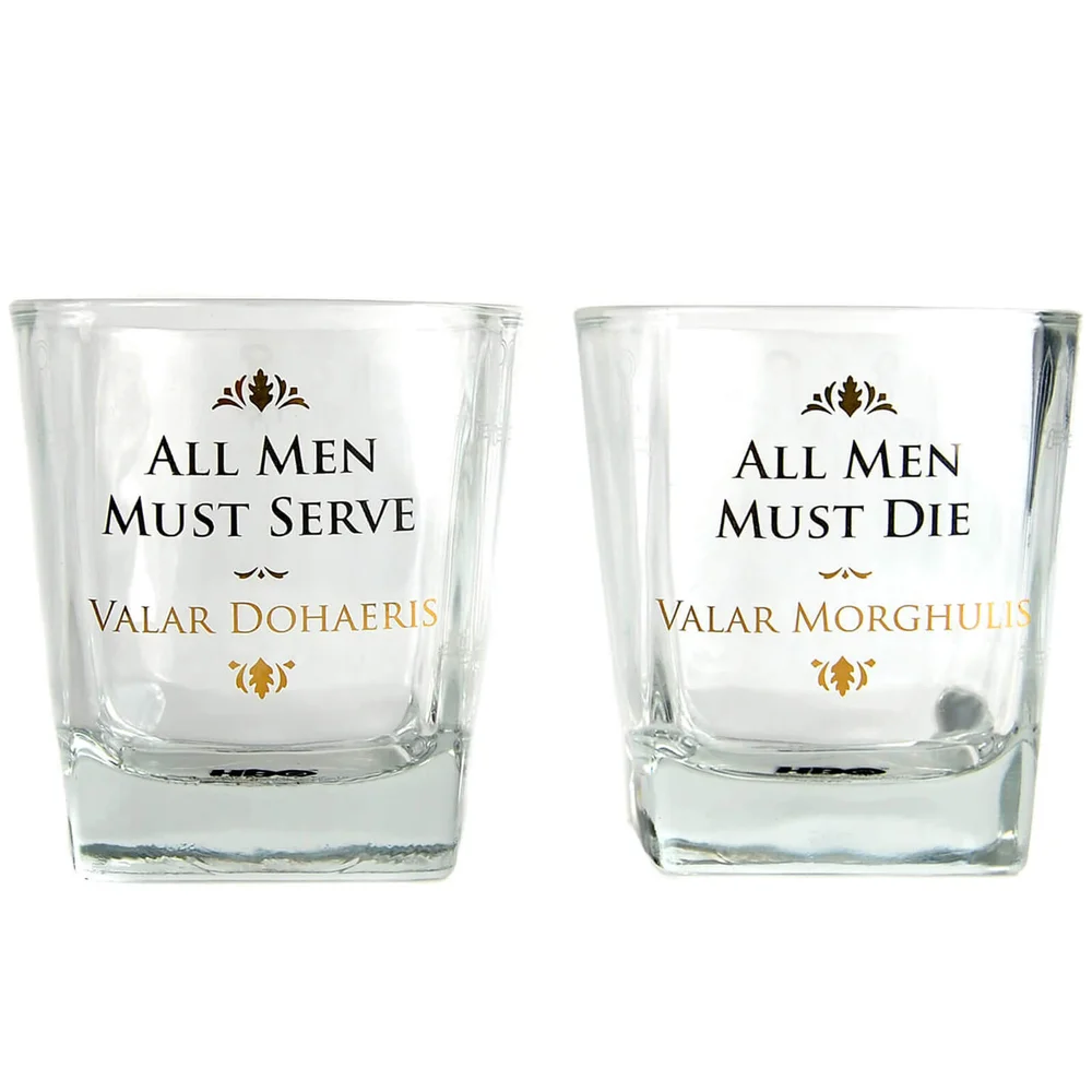 Game Of Thrones Glasses Set (All Men) Afbeelding 1