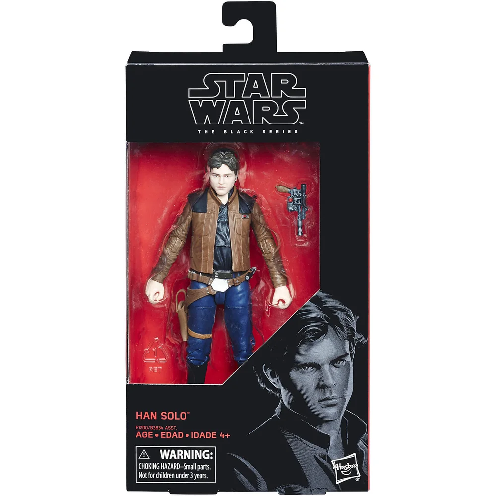 Hasbro Star Wars The Black Series Han Solo 6-Inch Figure Afbeelding 1