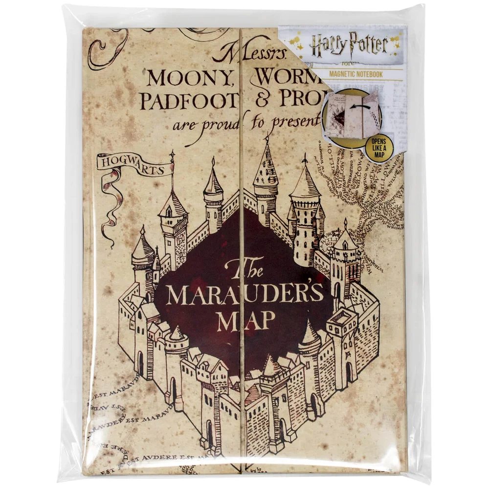 Harry Potter Maurader's Map (sluipwegwijzer) A5 notitieboek Afbeelding 1