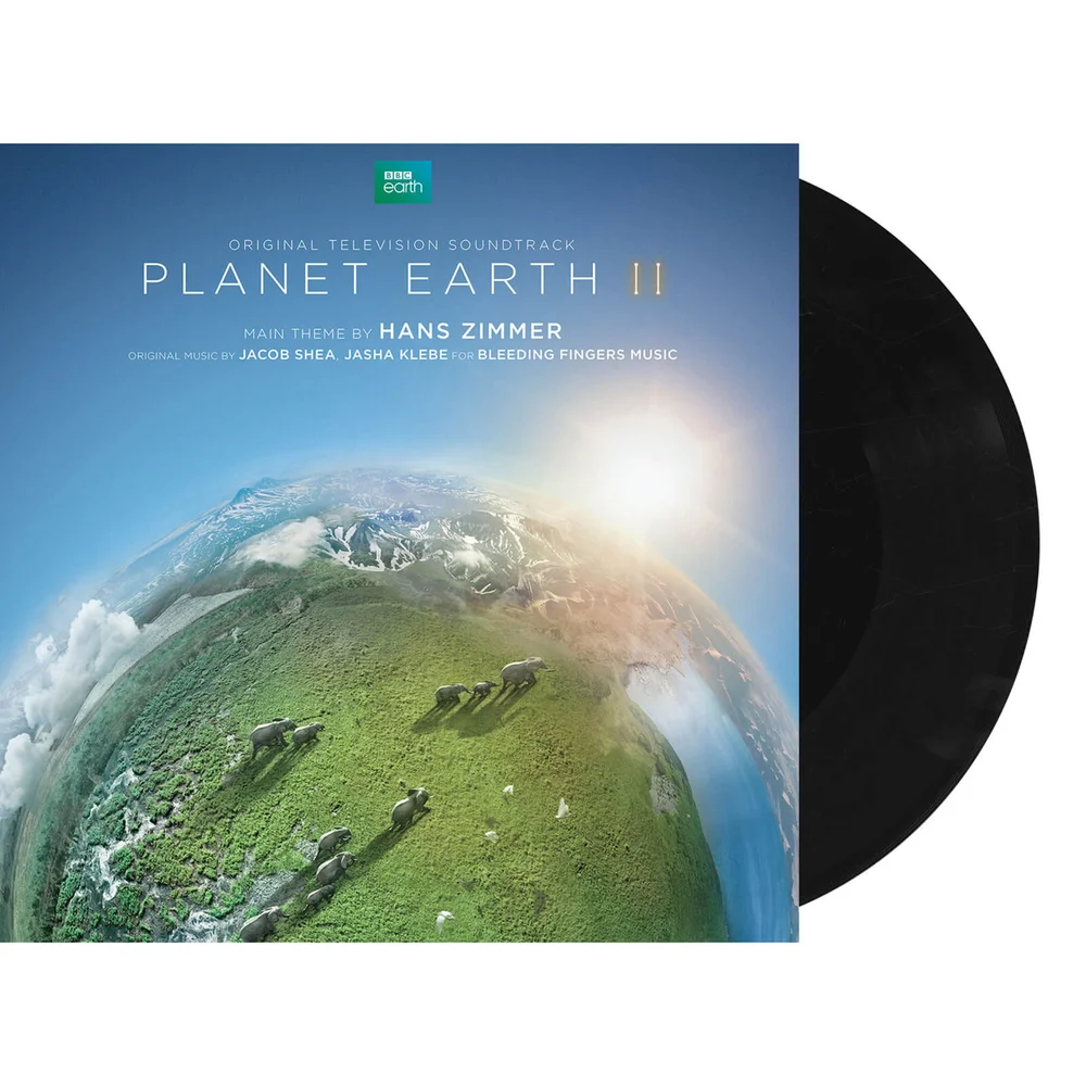 BBC Planet Earth II Deluxe Vinyl by Hans Zimmer (Includes 2 LP, 3 CD and Prints) Afbeelding 1