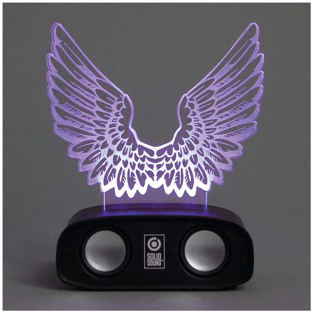 Sound reactive speaker - wings Afbeelding 1