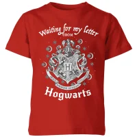 Harry Potter Waiting For My Letter Kinder T-shirt - Rood