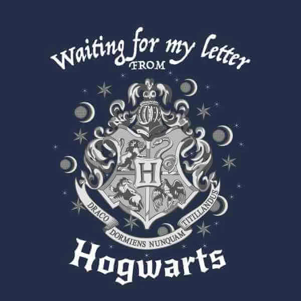 Harry Potter Waiting For My Letter T-shirt - Navy