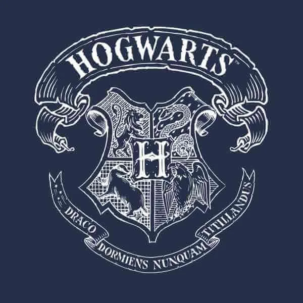 Harry Potter Hogwarts Crest T-shirt - Navy