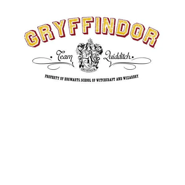 Harry Potter Gryffindor Team Quidditch Dames T-shirt - Wit