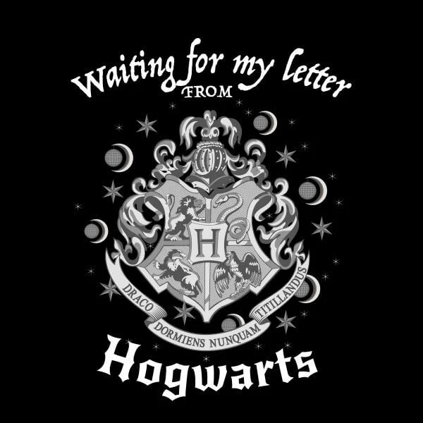 Harry Potter Waiting For My Letter Dames T-shirt - Zwart