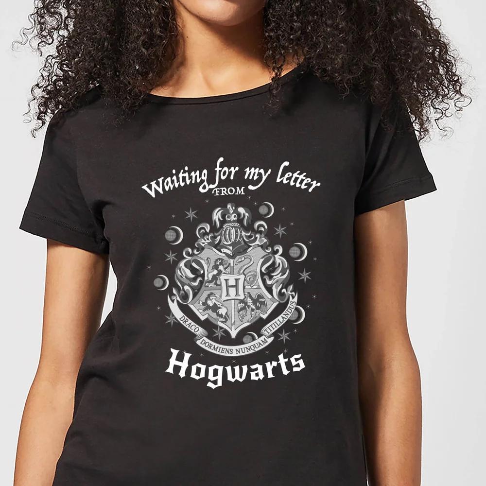 Harry Potter Waiting For My Letter Dames T-shirt - Zwart - S Afbeelding 1