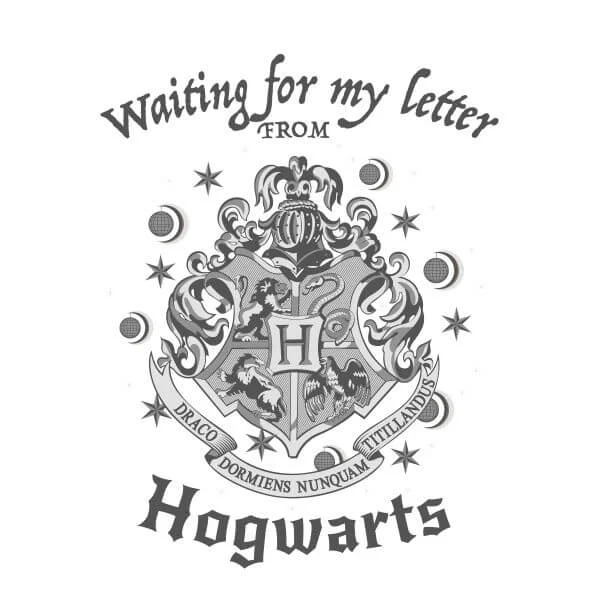 Harry Potter Waiting For My Letter Dames T-shirt - Wit