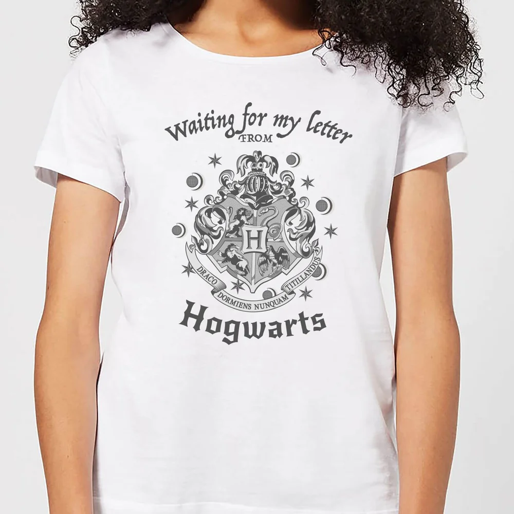 Harry Potter Waiting For My Letter Dames T-shirt - Wit - S Afbeelding 1