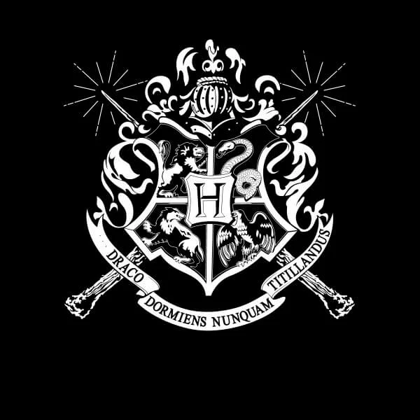 Harry Potter Hogwarts Dames T-shirt - Zwart