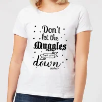 Harry Potter Don't Let The Muggles Get You Down Dames T-shirt - Wit - undefined undefined