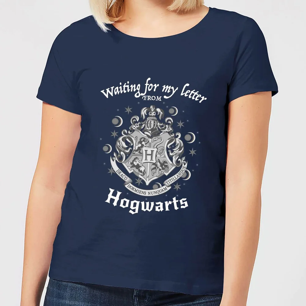 Harry Potter Waiting For My Letter Dames T-shirt - Navy - S Afbeelding 1