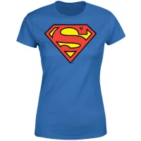DC Originals Official Superman Shield Dames T-shirt - Blauw - undefined undefined