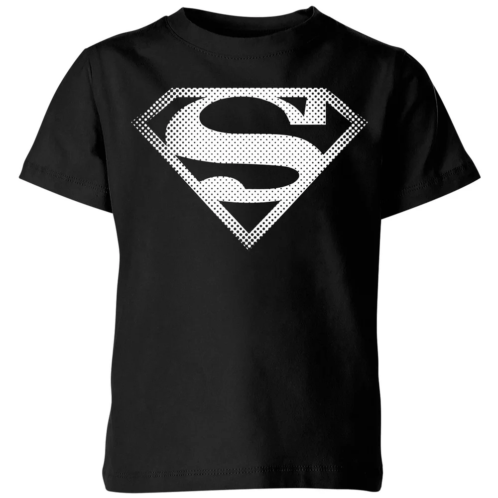 DC Originals Superman Spot Logo Kinder T-shirt - Zwart - 98/104 (3-4 jaar) Afbeelding 1