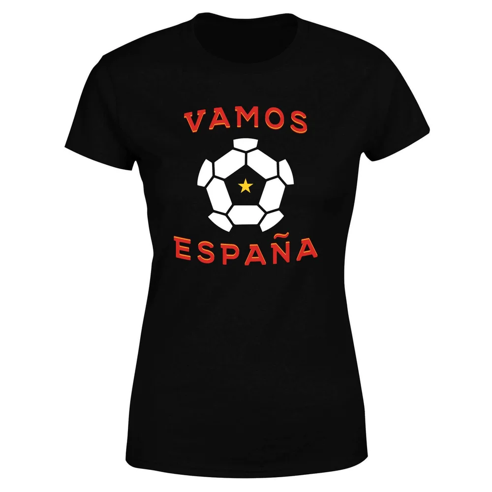 Vamos Espana Women's T-Shirt - Black - 3XL Afbeelding 1