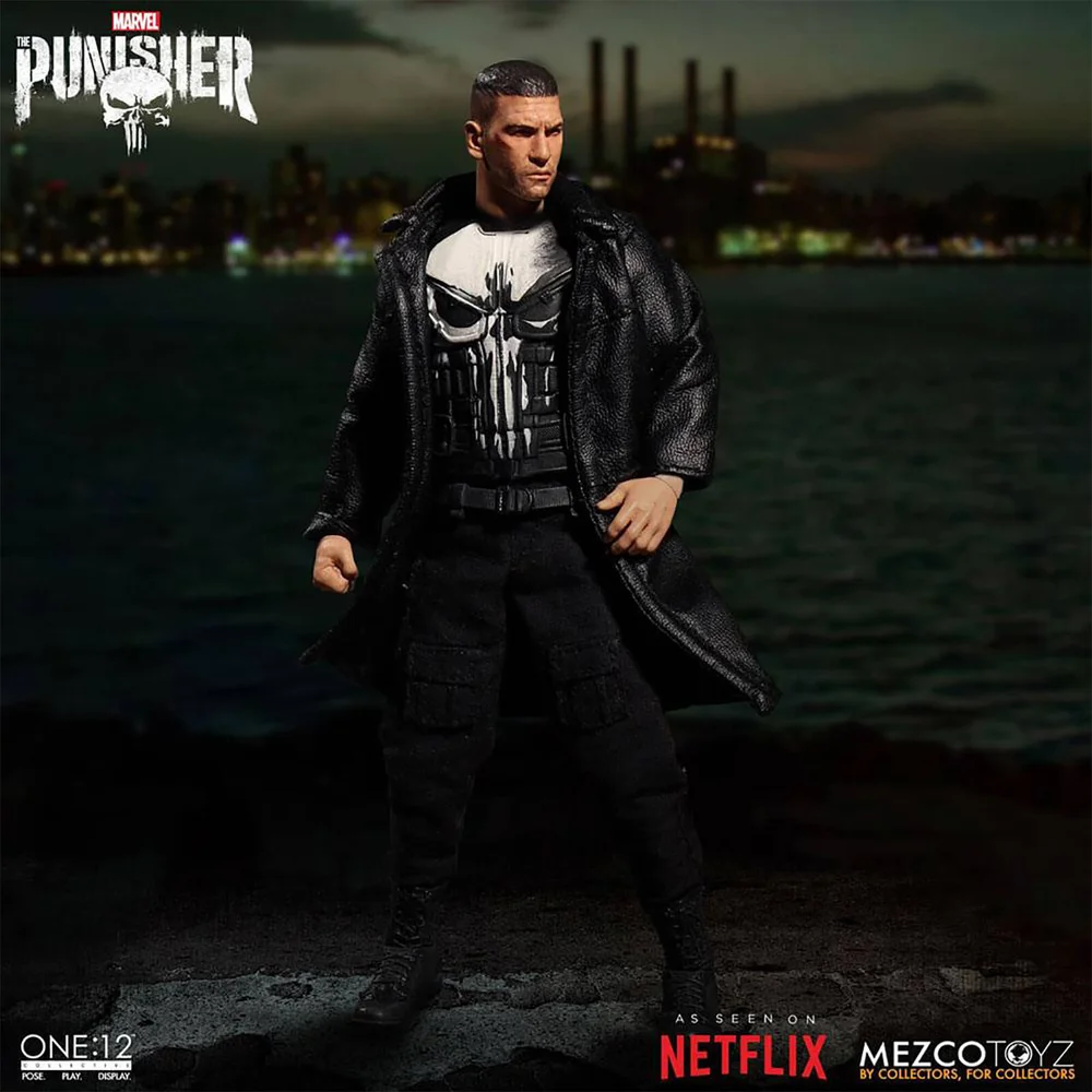 Mezco One:12 Collective Marvel Comics Action Figure - The Punisher Afbeelding 1