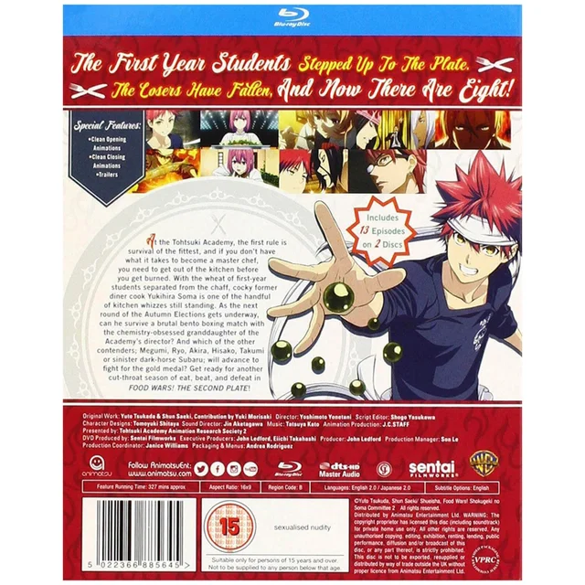 Food Wars! - Seizoen 2 (afleveringen 1-13)