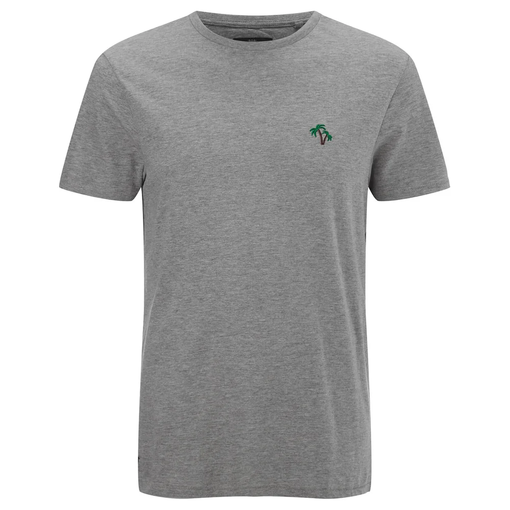 Threadbare Men's Forks T-Shirt - Grey Marl - S - Grijs Afbeelding 1