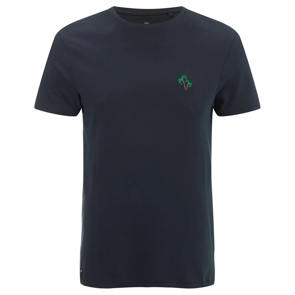 Threadbare Men's Forks T-Shirt - Navy Marl - S - Navy blauw Afbeelding 1