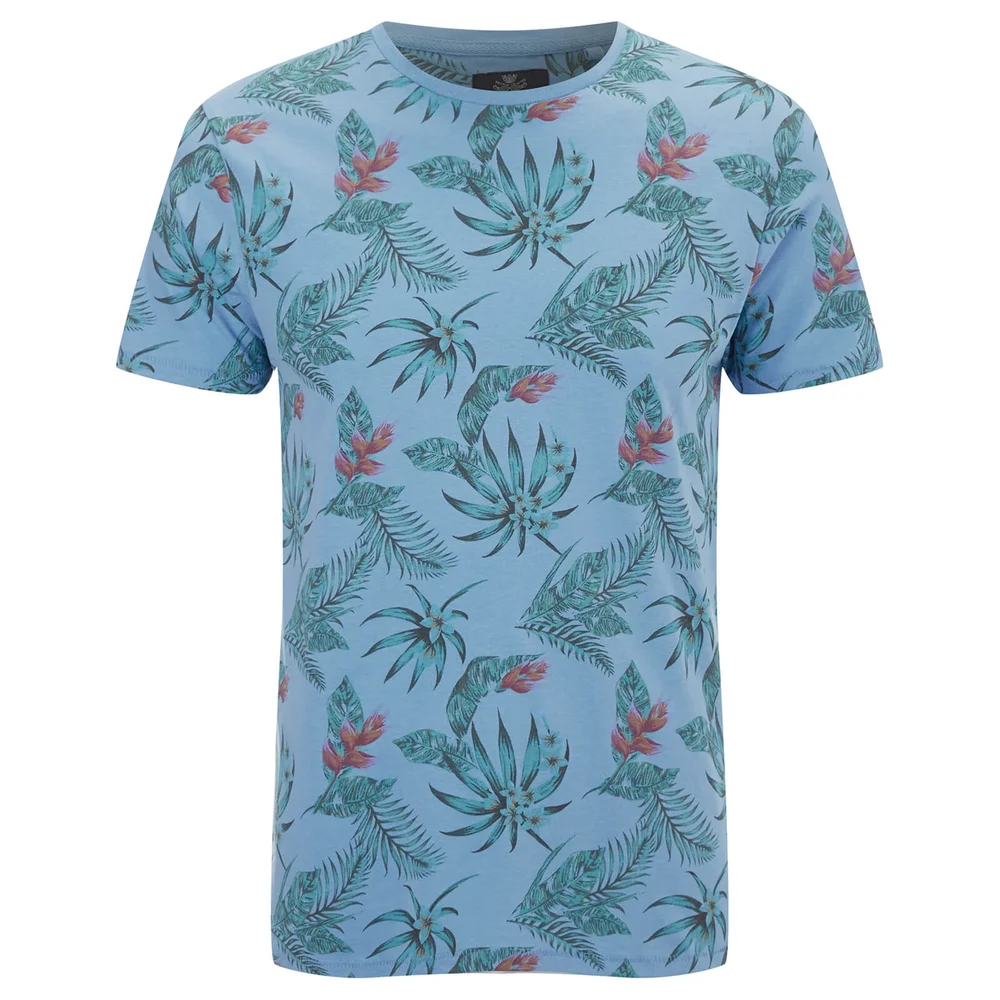 Threadbare Men's Kedgeree T-Shirt - Denim Marl - S - Blauw Afbeelding 1