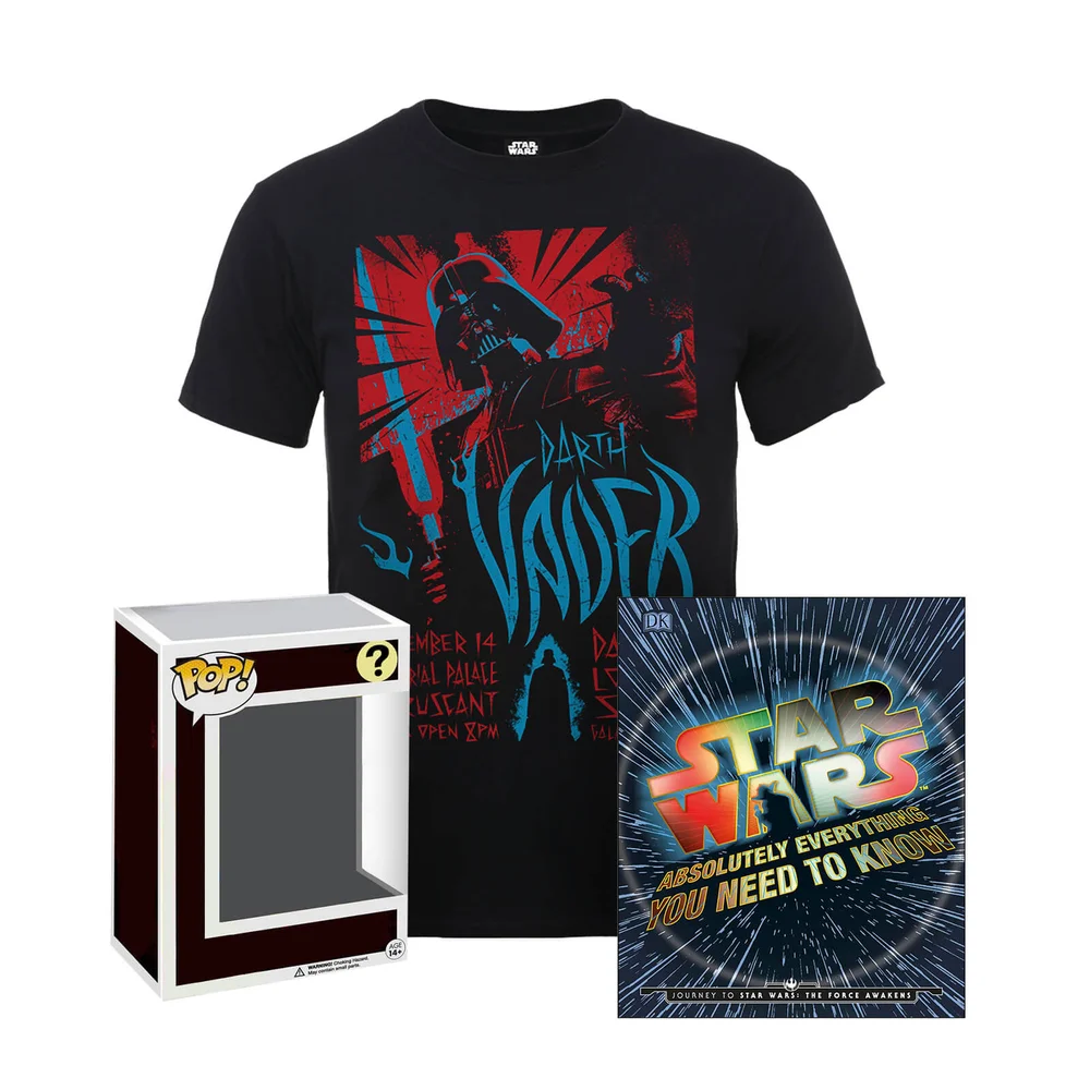 Star Wars T-shirt, Book and Pop! Vinyl Bundle - Heren - S Afbeelding 1