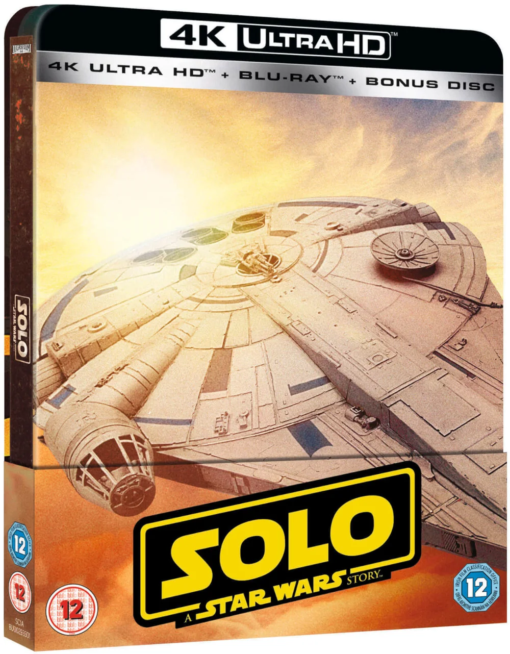 Solo: A Star Wars Story 4K Ultra HD (Includes 2D Version) - Zavvi Exclusive Limited Edition Steelbook Afbeelding 1