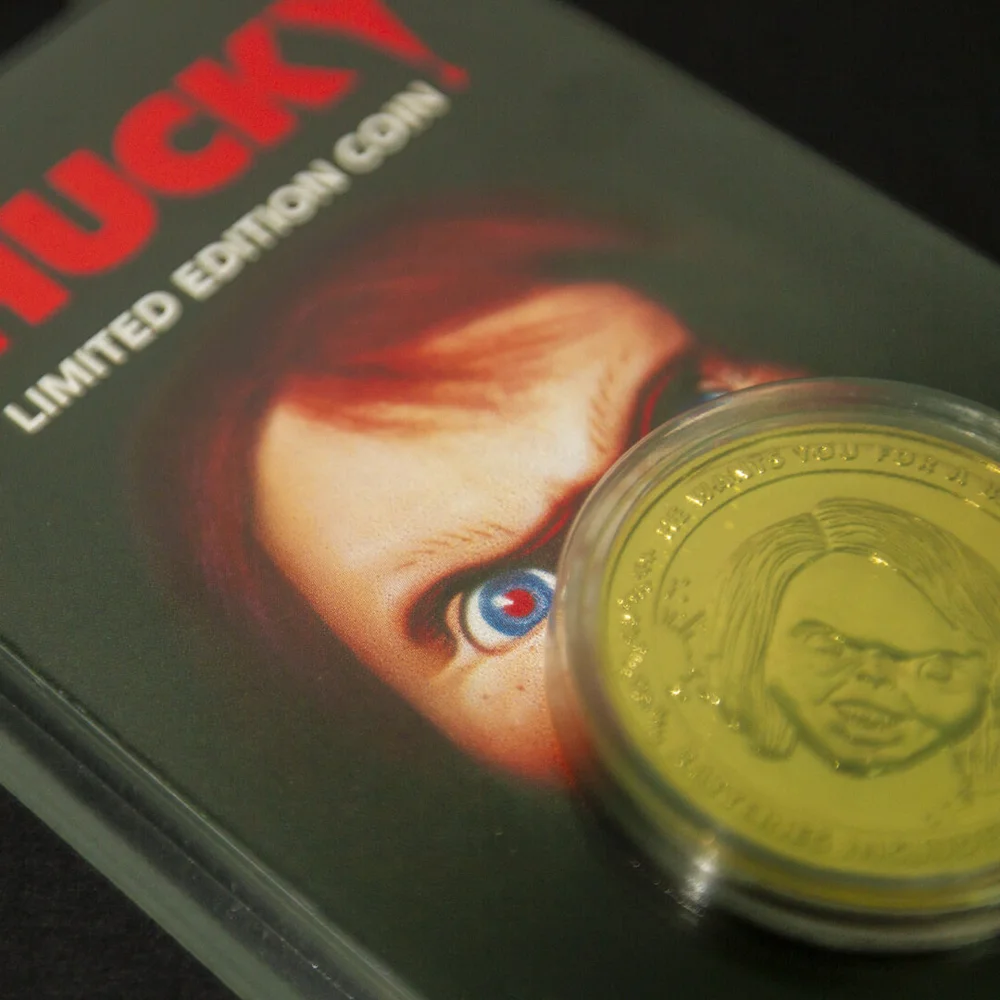 Child's Play 2 "Chucky" Verzamelmunt: Gouden Variant - Zavvi Exclusive Afbeelding 1