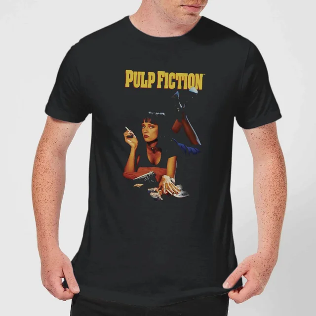 Pulp Fiction Poster T-shirt - Zwart