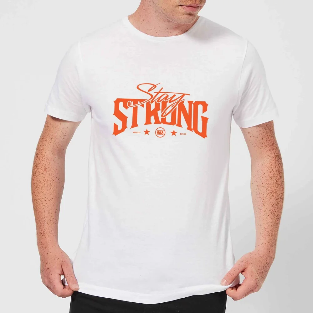 Stay Strong Logo Men's T-Shirt - White - 5XL Afbeelding 1