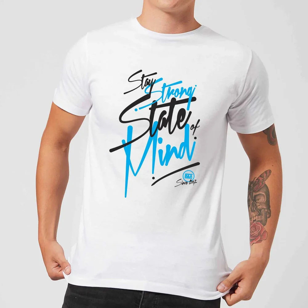 Stay Strong State Of Mind Men's T-Shirt - White - 5XL Afbeelding 1