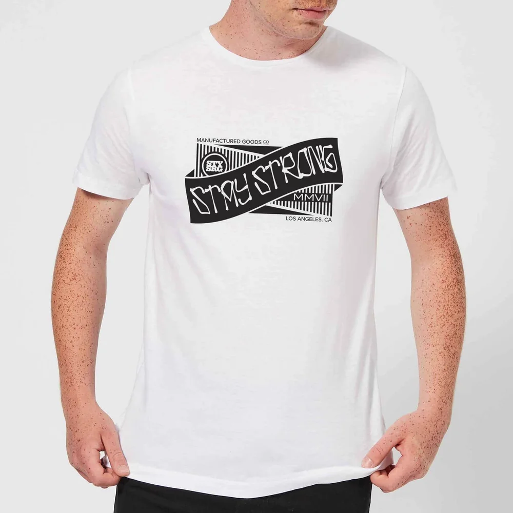 Stay Strong Ribbon Men's T-Shirt - White - 5XL Afbeelding 1