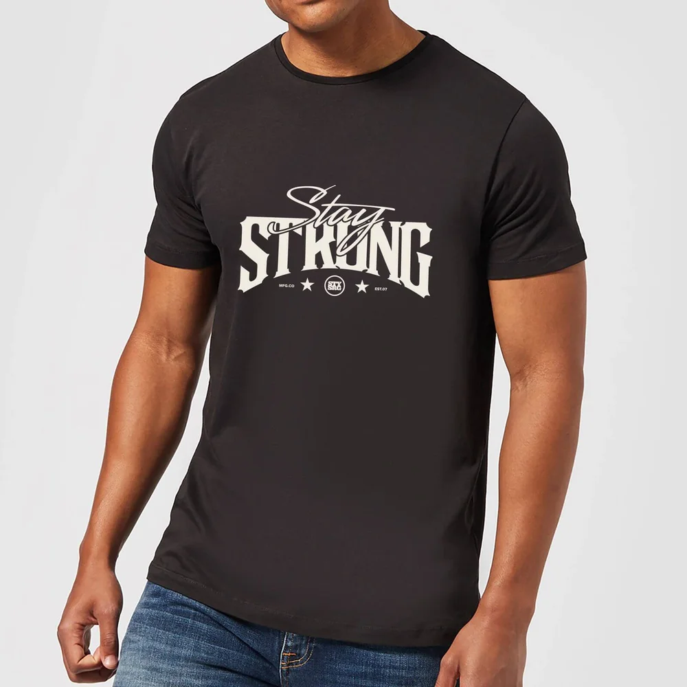 Stay Strong Logo Men's T-Shirt - Black - 3XL Afbeelding 1