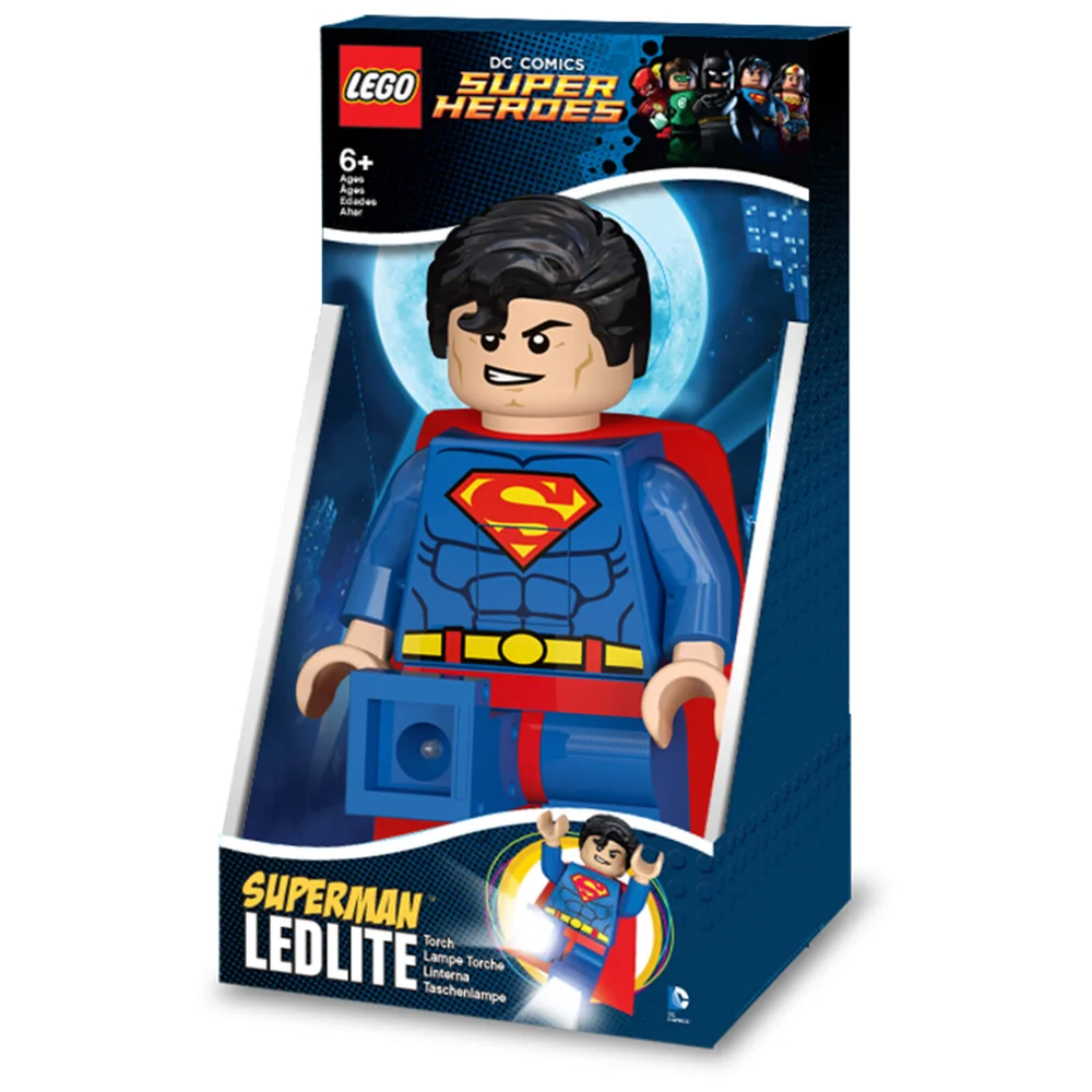 LEGO DC Comics Super Heroes Superman Torch with Batteries and 30 Minute Timer Afbeelding 1