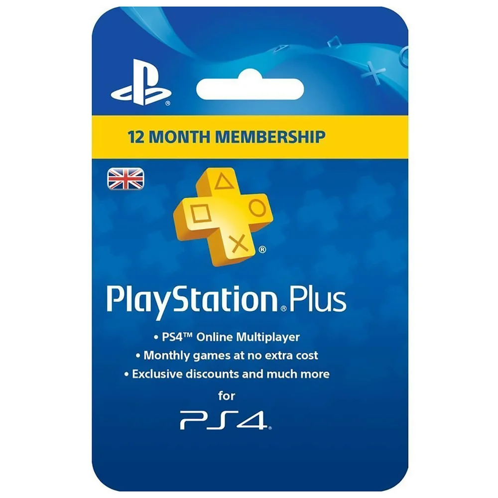 Playstation Plus 12 Month Membership Afbeelding 1