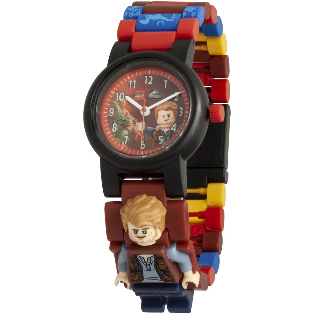 LEGO Jurassic World Owen Minifiguur schakel horloge Afbeelding 1