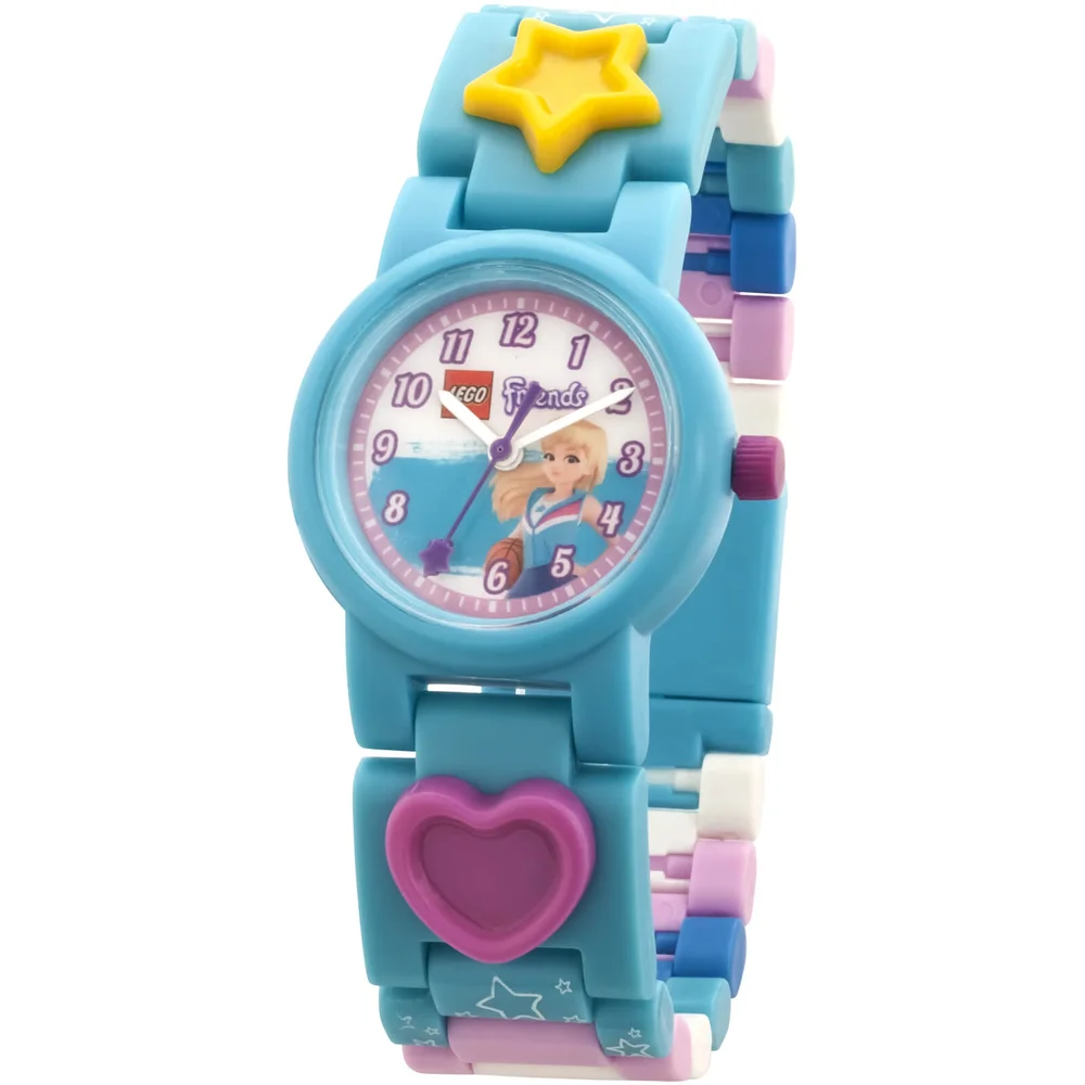 LEGO Friends Stephanie Minifiguur schakel horloge Afbeelding 1