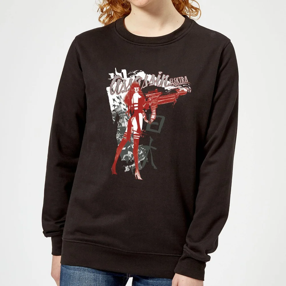 Marvel Knights Elektra Assassin Dames Trui - Zwart - S Afbeelding 1