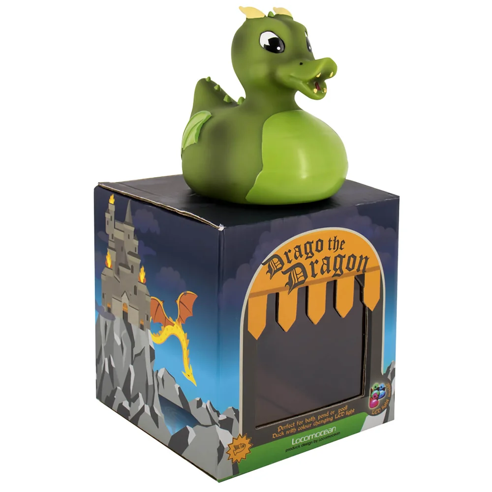 Drago de Draak Lichtgevende badeend Afbeelding 1