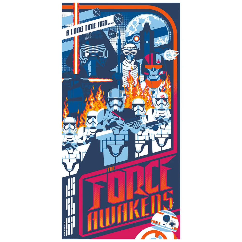 Star Wars: The Force Awakens exclusieve variantprint van Mark Daniels Afbeelding 1