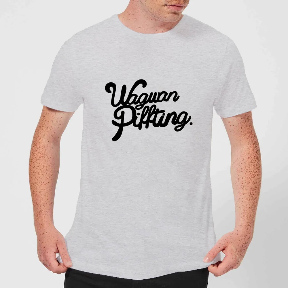 Wagwan Piffting Men's T-Shirt - Grey - S - Grijs Afbeelding 1