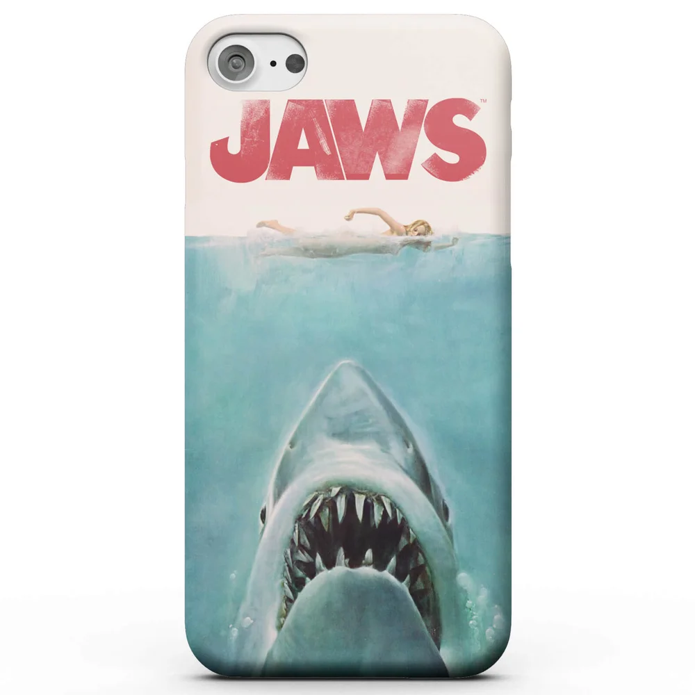 Jaws Klassieke Poster Telefoonhoesje - iPhone 5/5s - Snap case - mat Afbeelding 1