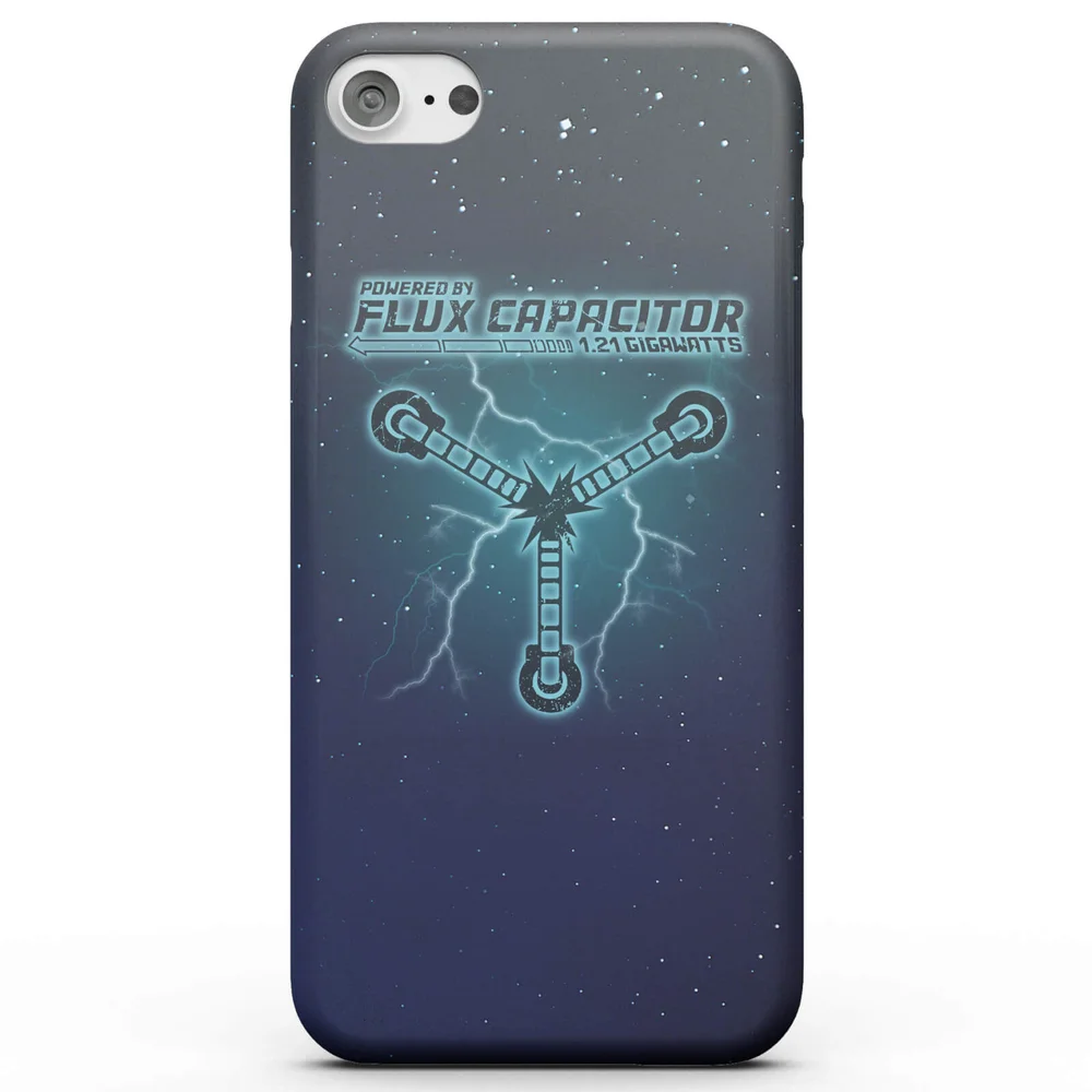 Back To The Future Powered By Flux Capacitor Phone Case - iPhone 5/5s - Snap case - mat Afbeelding 1