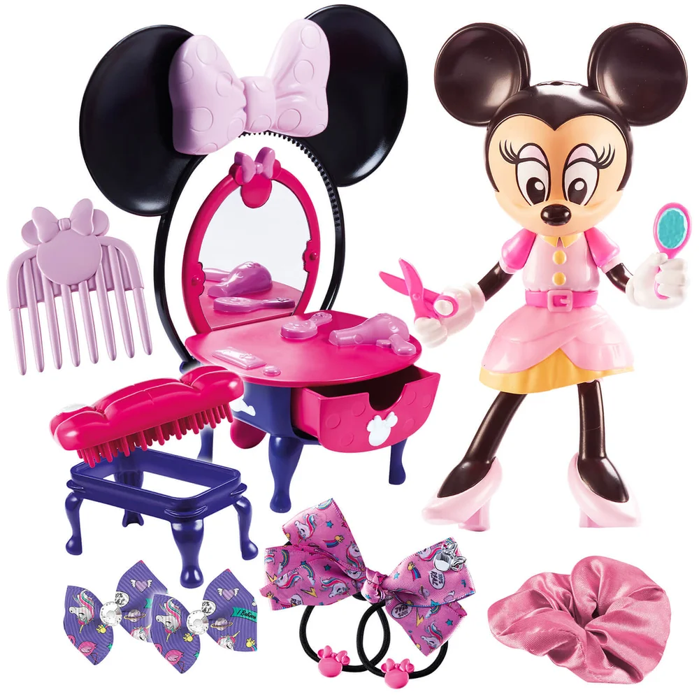 Little Live Pets Minnie Mouse Dressing Table and Hair Salon Set Afbeelding 1