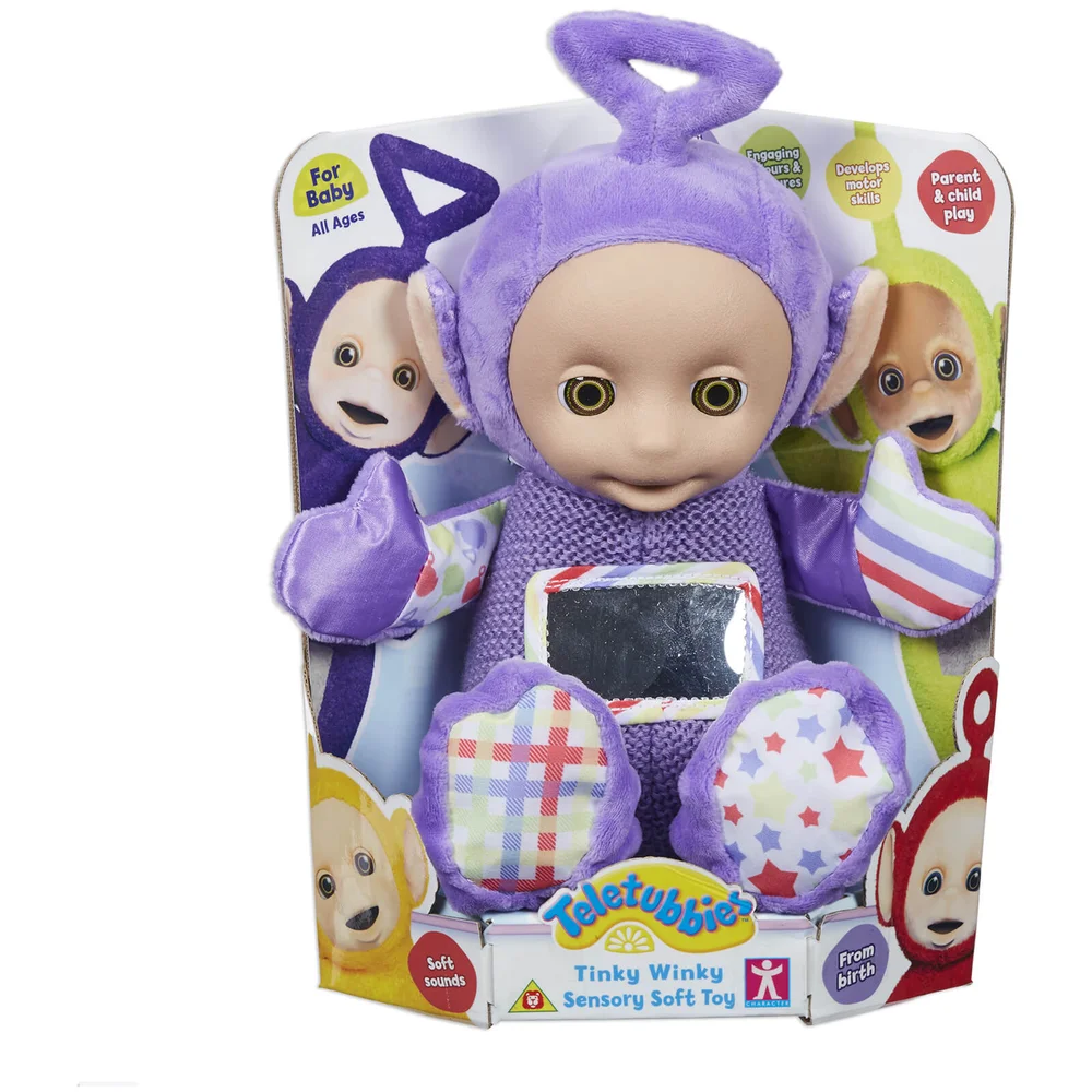 Teletubbies Tinky Winky Sensory Soft Toy Afbeelding 1